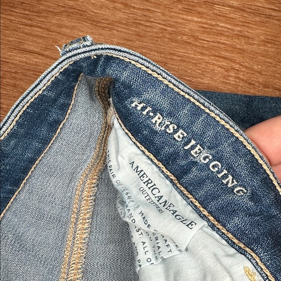 American Eagle Outfitters Dark Blue Skinny Jeans - Picture 6 of 11